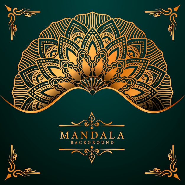 Luxus-mandala-hintergrund