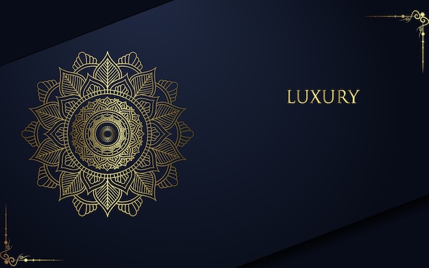 Luxus-mandala-hintergrund