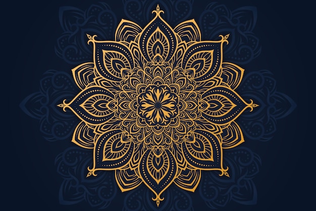 Luxus mandala hintergrund