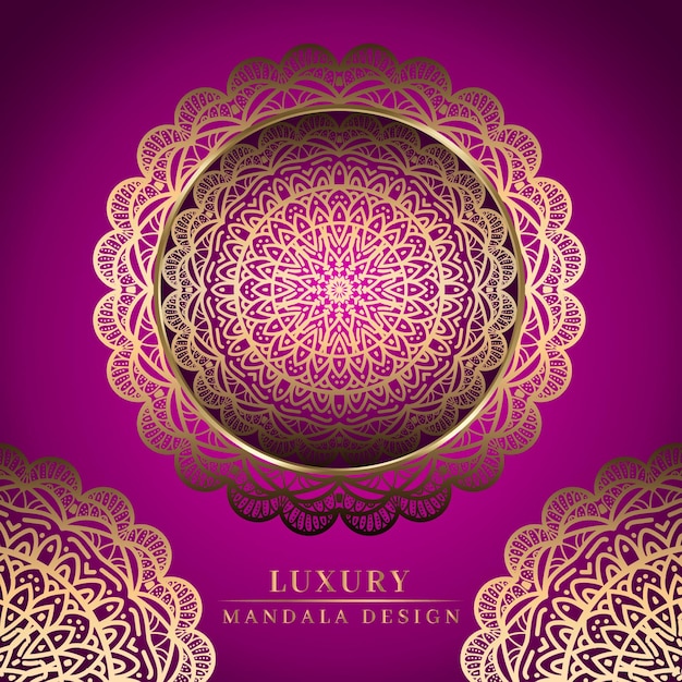 Luxus-mandala-hintergrund