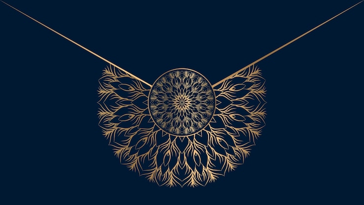 Vektor luxus-mandala islamischer hintergrund mit goldenem arabesque-muster ornamentaler hintergrund hochzeit ca