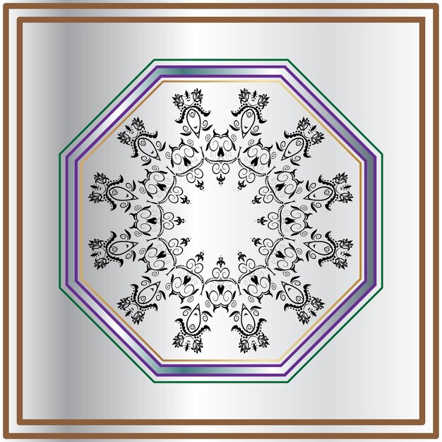 Luxus-mandala-vektor-design