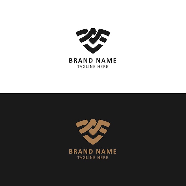 Luxus-monogramm-logo-design