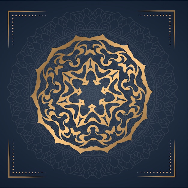 Luxus ornament mandala hintergrund