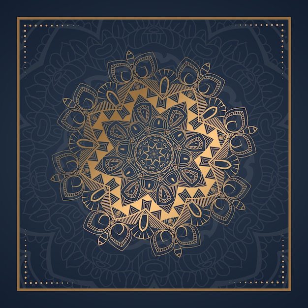 Luxus ornament mandala hintergrund