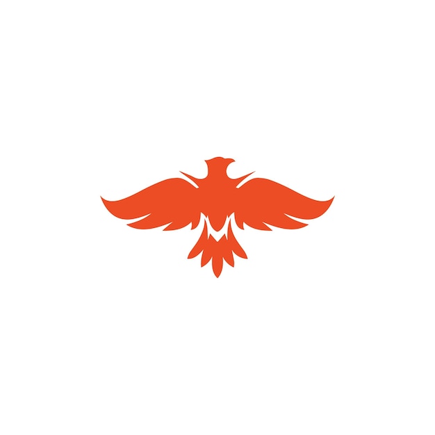 Luxus-phoenix falcon eagle hawk vogel-logo-vektor-design-vorlage