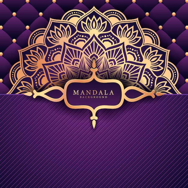 Luxus-ramadan-kareem-mandala-hintergrundgrußkarte