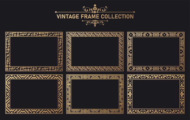 Luxus-vintage-zierrahmen-kollektion