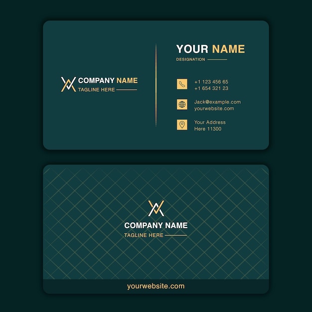 Luxus-Visitenkarten-Muster-Template-Design