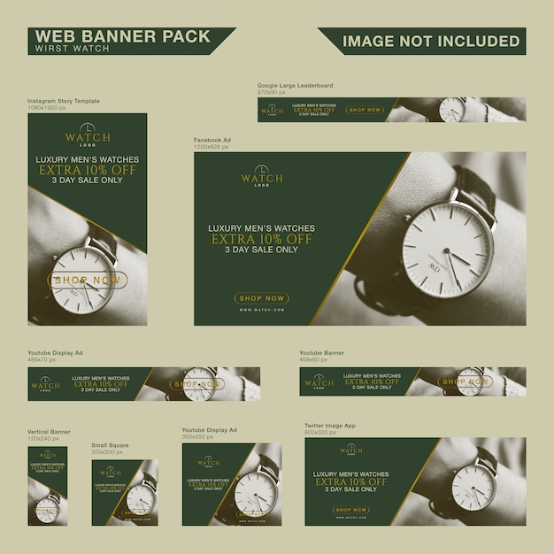 Luxus-web-banner-pack