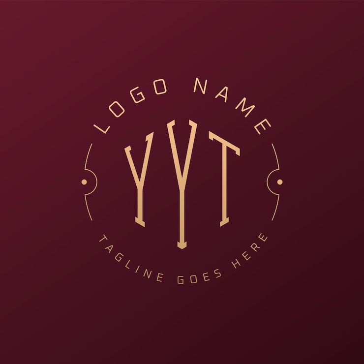 Vektor luxus yyt-logo-design elegant letter yyt monogram logo minimalist polygon yyt logo-design-vorlage