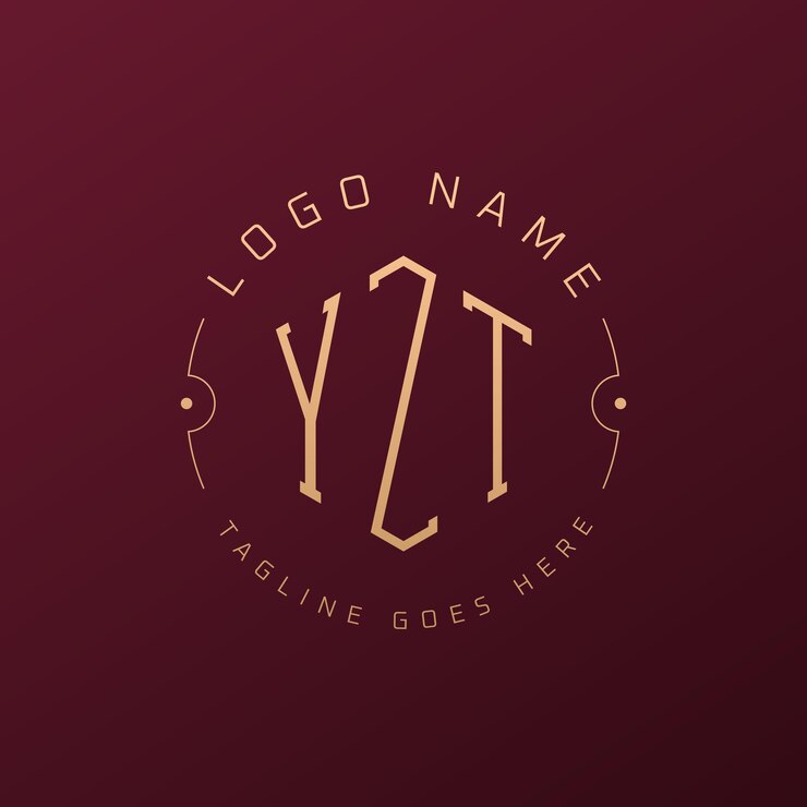 Vektor luxus-yzt-logo-design elegant letter yzt monogram logo minimalist polygon yzt logo-design-vorlage