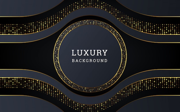 Luxushintergrund mit Funkelngoldeffekt