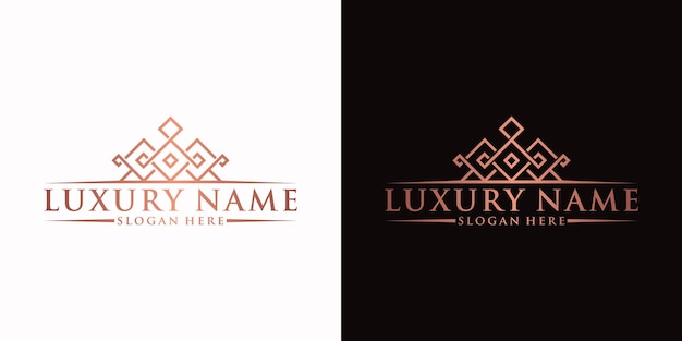 Luxuslogo, weibliches logo, boutique-logo und andere luxusmarken. logo-referenz für ihr unternehmen