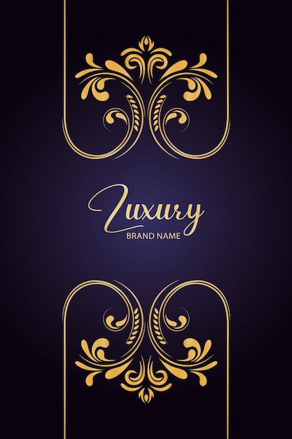 Luxusmarkendesign Vektor