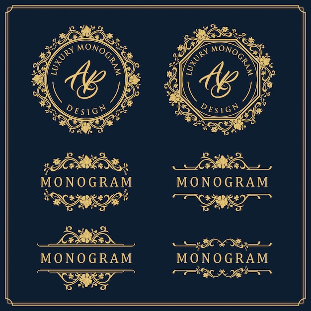 Luxusschablonendesign für Hochzeit und Dekoration