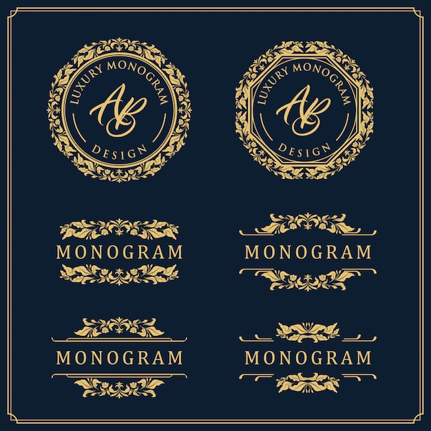 Luxusschablonendesign für Hochzeit und Dekoration