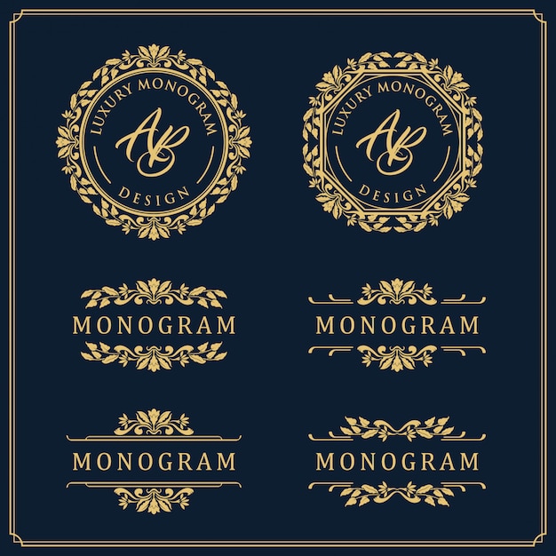 Luxusschablonendesign für Hochzeit und Dekoration
