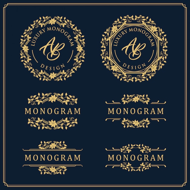 Luxusschablonendesign für Hochzeit und Dekoration