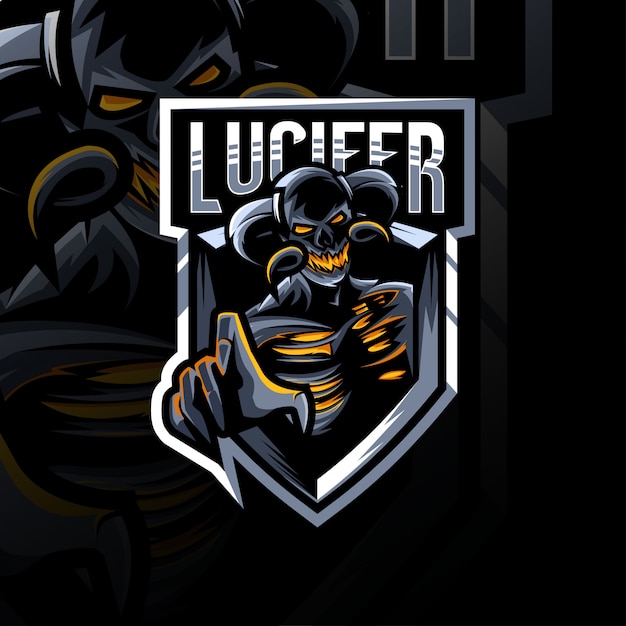 Luzifer maskottchen logo esport