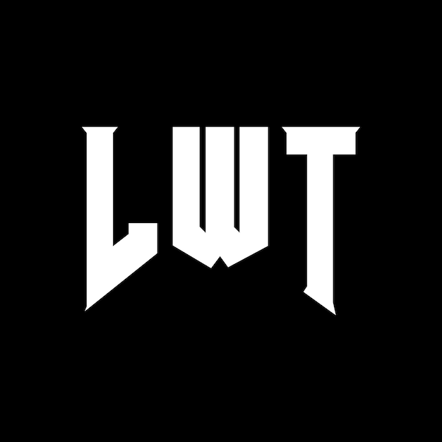 LWT Buchstaben-Logo-Design für ein Technologieunternehmen LWT Logo-Design schwarz-weiße Farbkombination LWT-Logo LWT Vektor LWT Design LWT Ikon LWT Alphabet LWT Typografie Logo-Design