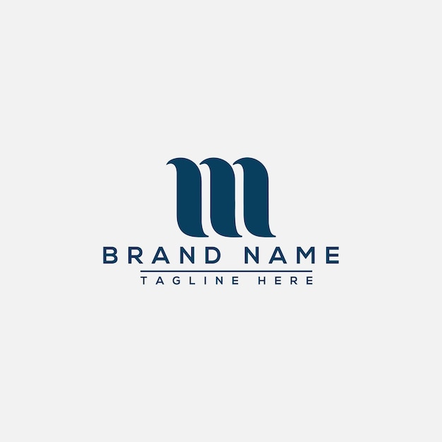 M-logo-design-vorlage, vektorgrafik-branding-element