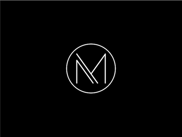 Vektor m-logo-design