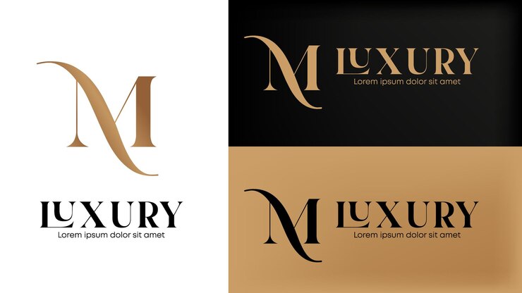 M-Text-Logo-Vorlage