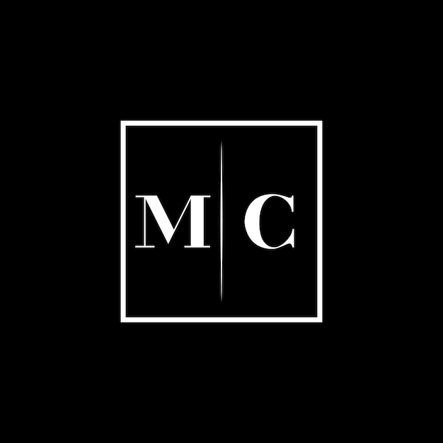 MA-Logo mit minimalistischer Typografie
