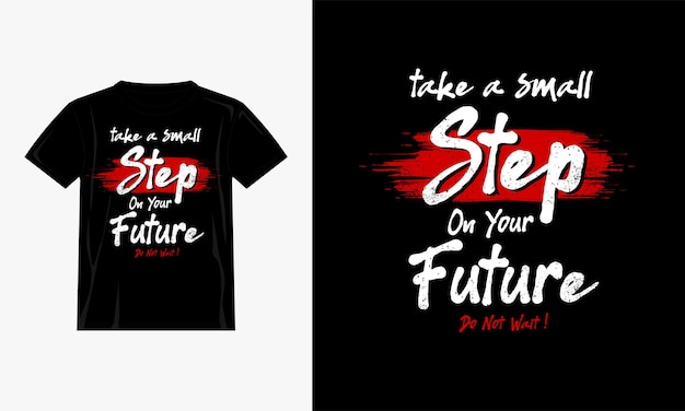 Machen Sie einen kleinen Schritt bei Ihrem zukünftigen T-Shirt-Design