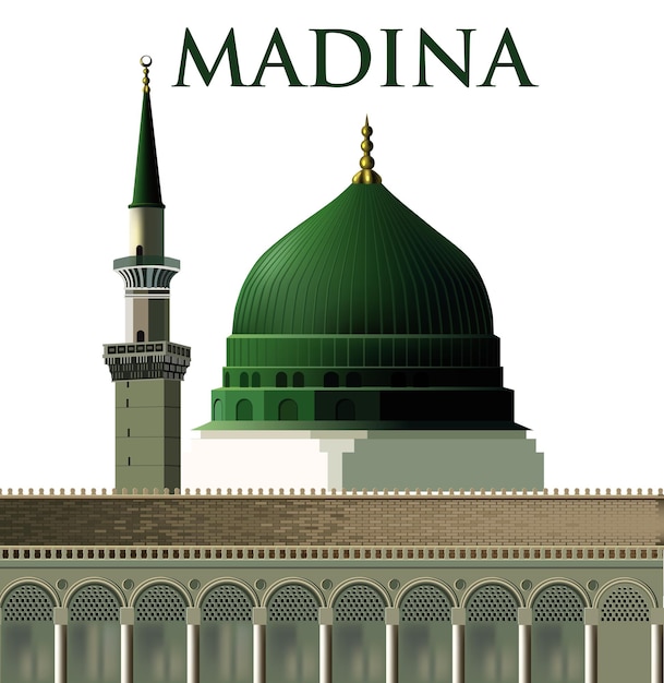 Madina-vektor saudi-arabien