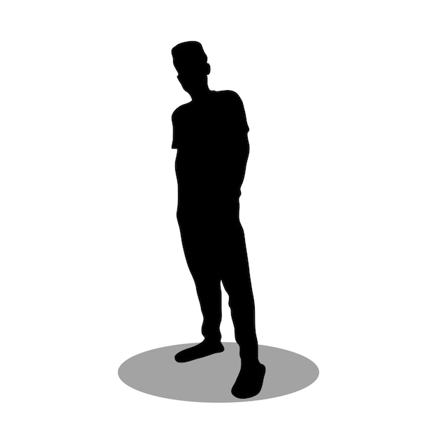 Männer silhouette vektor