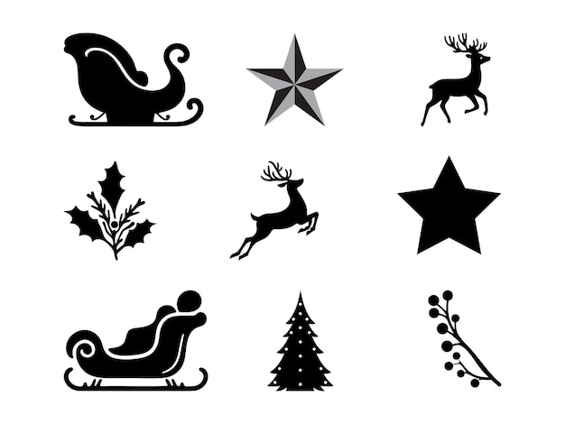 Magische Weihnachtsdesignsammlung