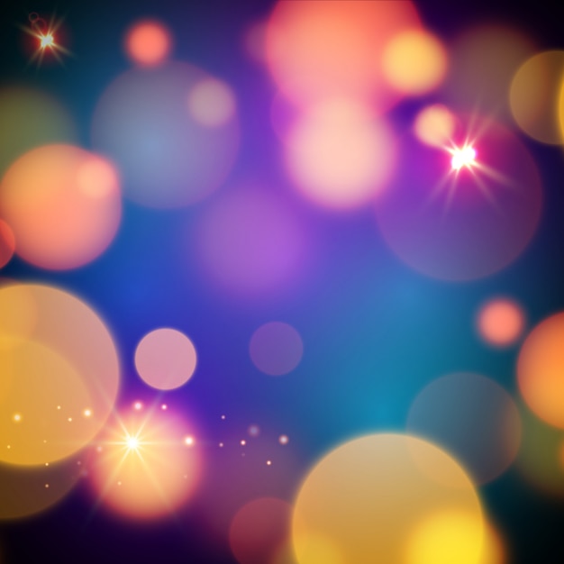 Magisches Hintergrunddesign. magischer Lichterhintergrund