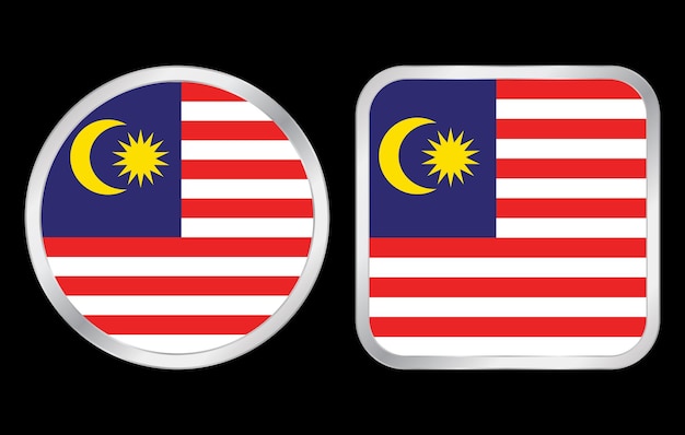 Malaysia-flagge-symbol