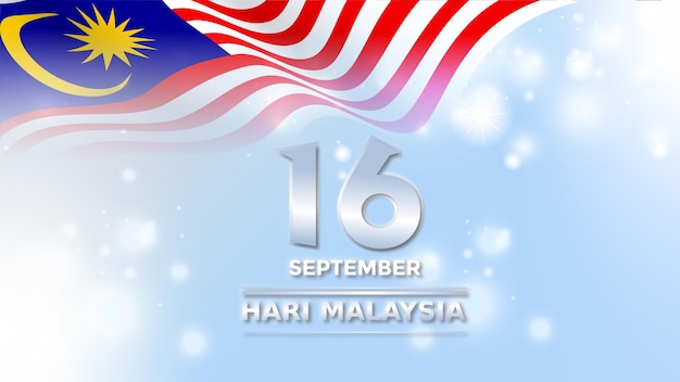 Malaysia-Tag-Konzept-Banner