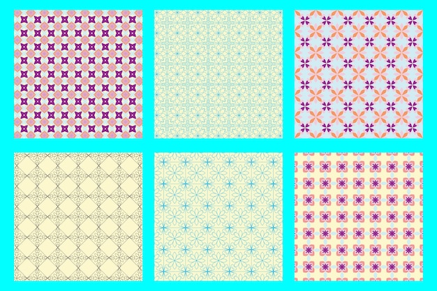 Malvorlagen mit geometrischem KDP-Muster