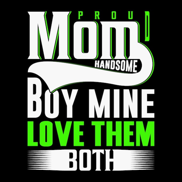 Mama-typografie-t-shirt-design