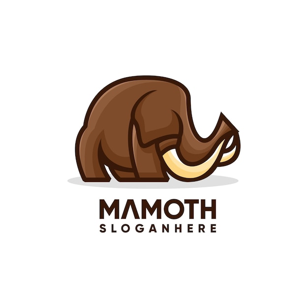 Mamut-logo-tier-design-design-vektor