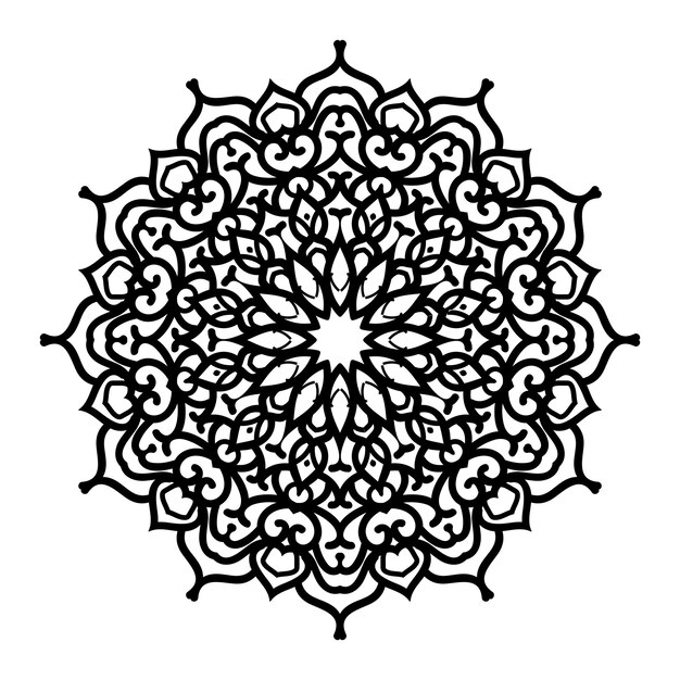 Mandala-blumen-kunst-logo-hintergrund-design