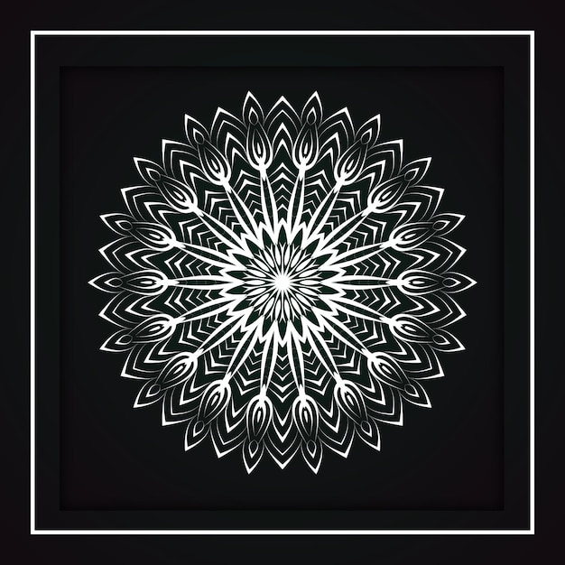 Mandala-dekorationsmuster