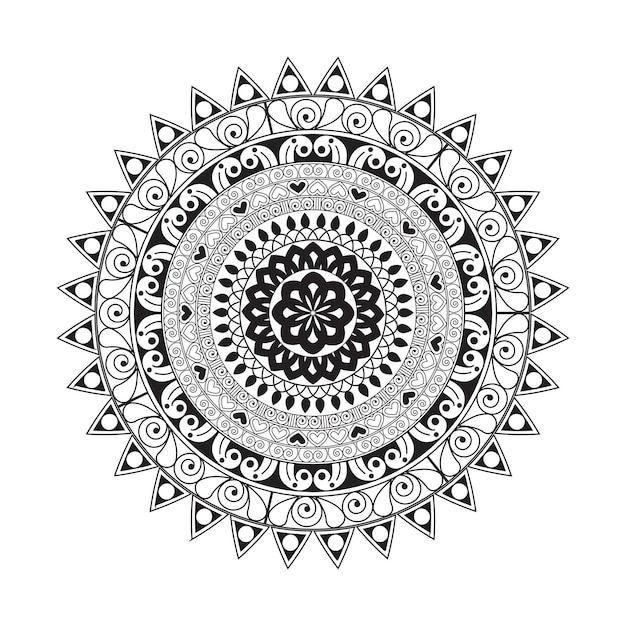 Mandala Design Dekorative Musterdekoration