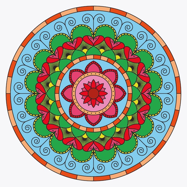 Vektor mandala-design