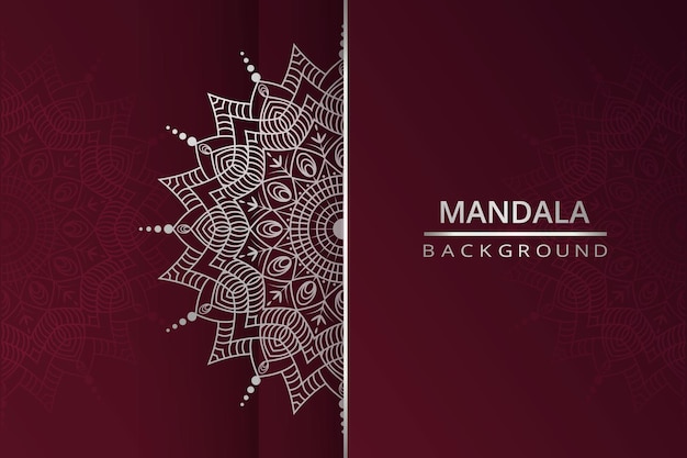 Mandala-hintergrund-vektor-design