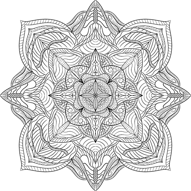 Vektor mandala-kunst-design