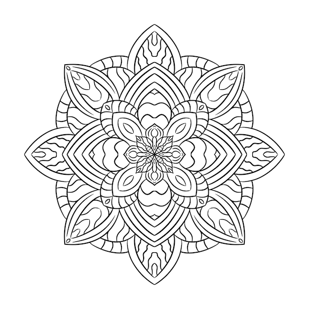 Mandala-kunst-vektor