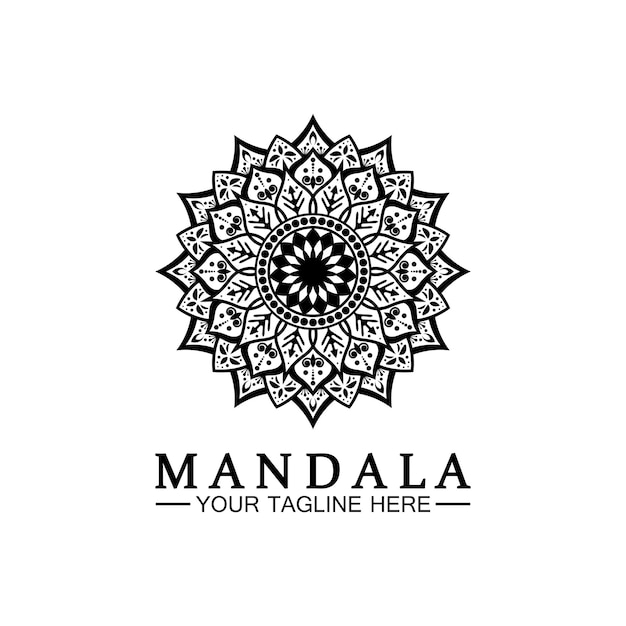 Mandala-logo-design-vektor-vorlage