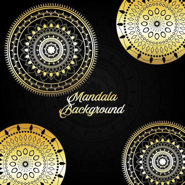 Vektor mandala luxus hintergrund