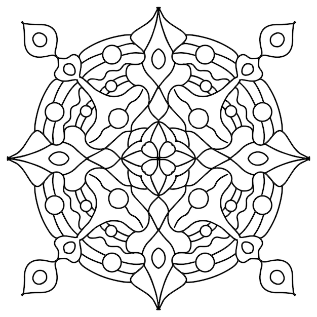 Mandala malbuch für erwachsene seite 2