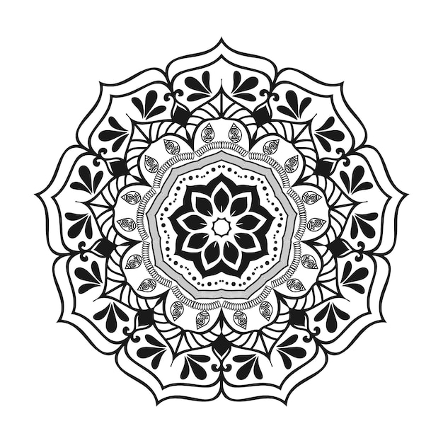 Mandala malvorlagen design